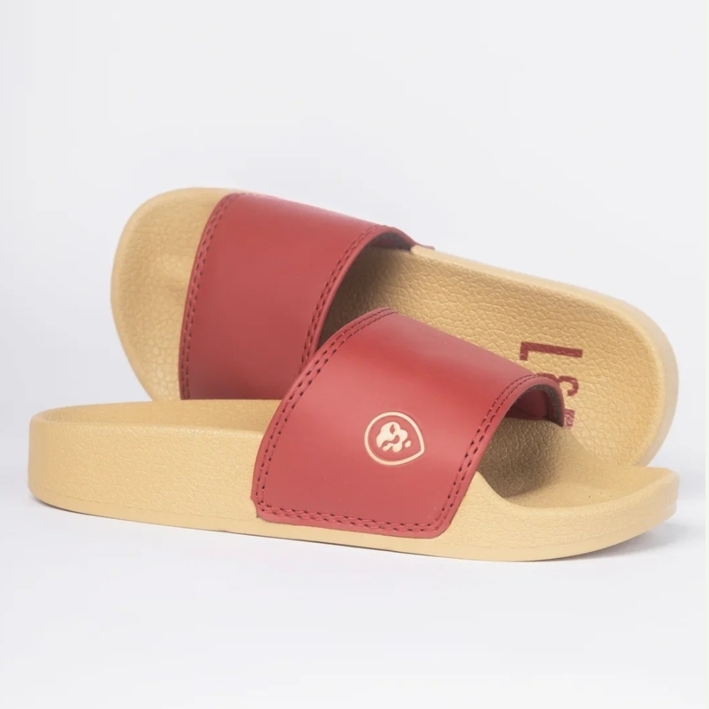 Size 11 Women's NEW L&P Apparel Red Slide Sandals